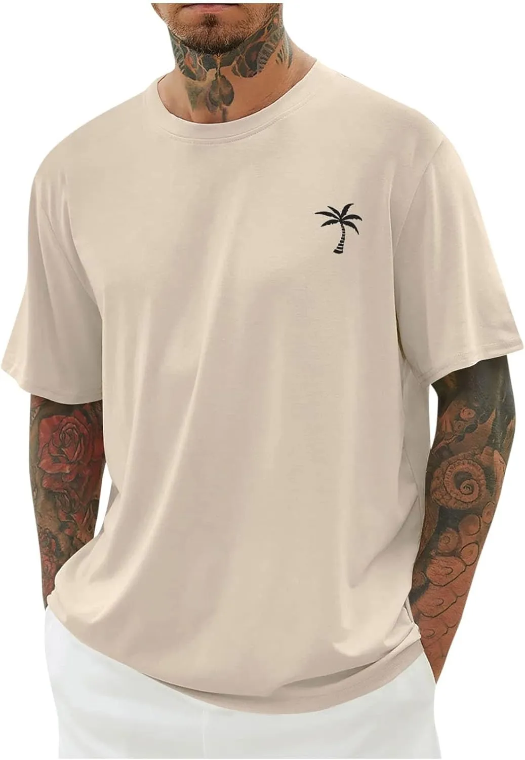 Men's Cotton Sleeve Summer Casual Tops Men's T Shirts Athletic Golf Polo Mens Short Sleeve Shirts Mens Henley