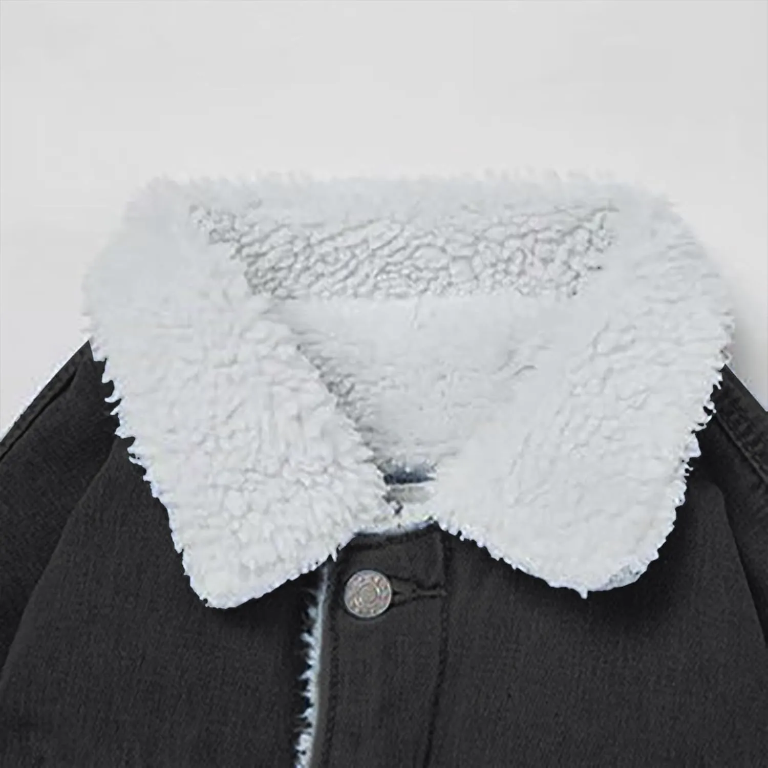 Men's Denim Jackets Thick Fleece Lined Trucker Jackets Casual Jean Coat Fashion Winter Warm Outwear Jacket