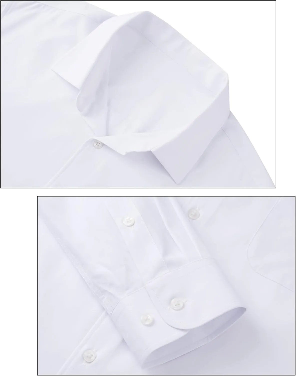 Mens Dress Shirts Long Sleeve Dress Shirts for Men Wrinkle Free Button Down Shirts Big Linen Shirts for Men