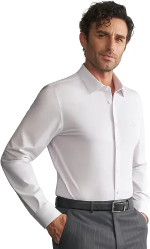 Mens Dress Shirts Slim Fit Wrinkle Free Stretch Non Iron Soft French Cuff Button Down Shirts