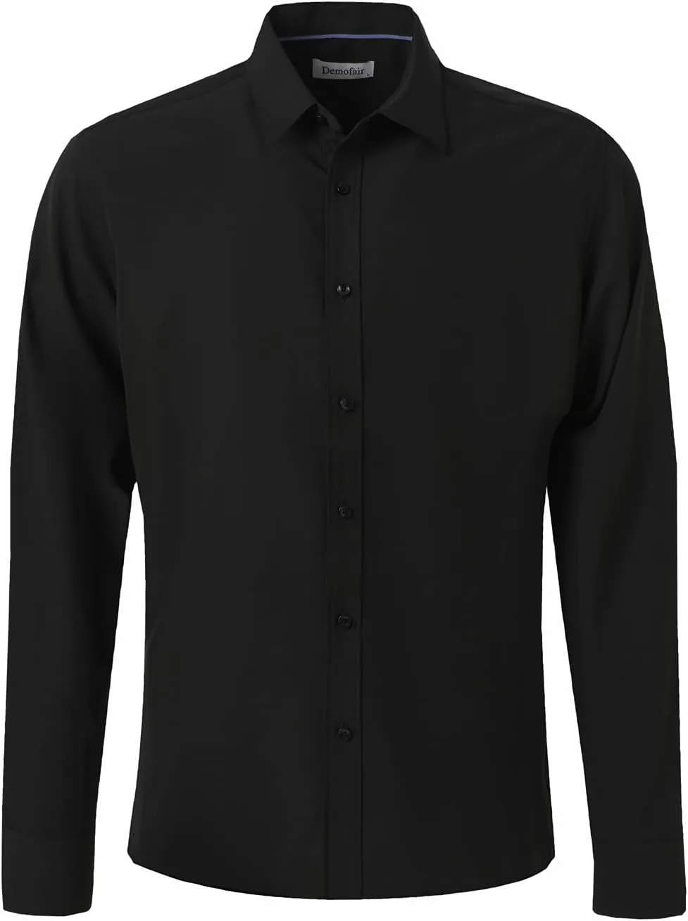 Men's Dress Shirts Solid Wrinkle-Free Long Sleeve Button Down Shirt Regular Fit Formal Shirts