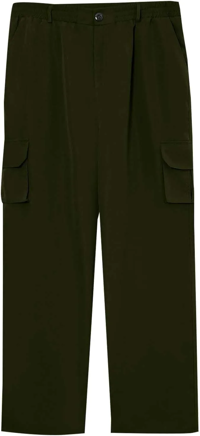 Men's Fleece Lined and Windproof and Rainproof Pants Winter Warm Training Pants Active Thermal Jogger Fleece Lined