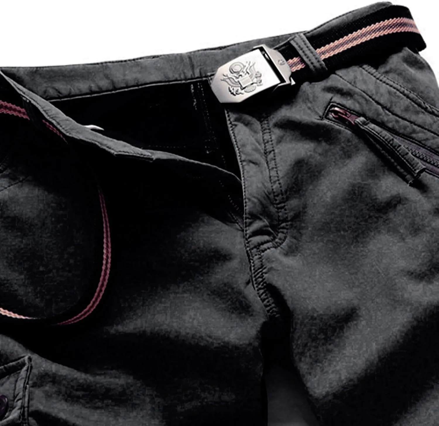 Men's Fleece Lined Cargo Pant Sweatpants Jogging Sweatpants High Comfort Casual Pants Fleece Lined Pants Mens Lined