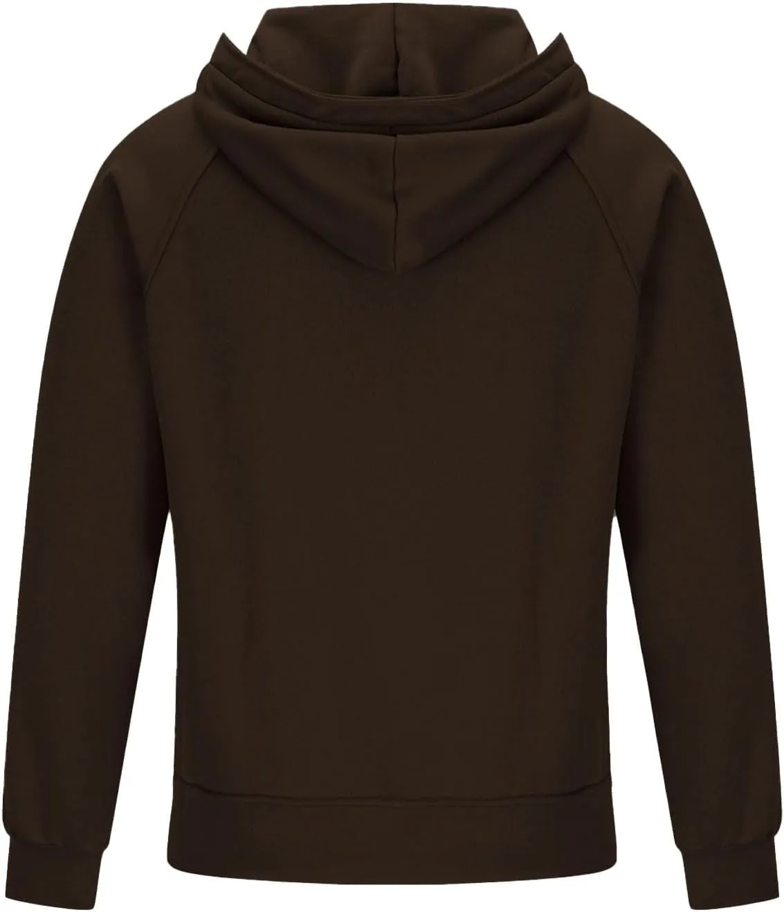Men's Full-Zip Hoodie with Multiple Pockets, Soft Fleece, Adjustable Drawstring Hood, Casual Wear