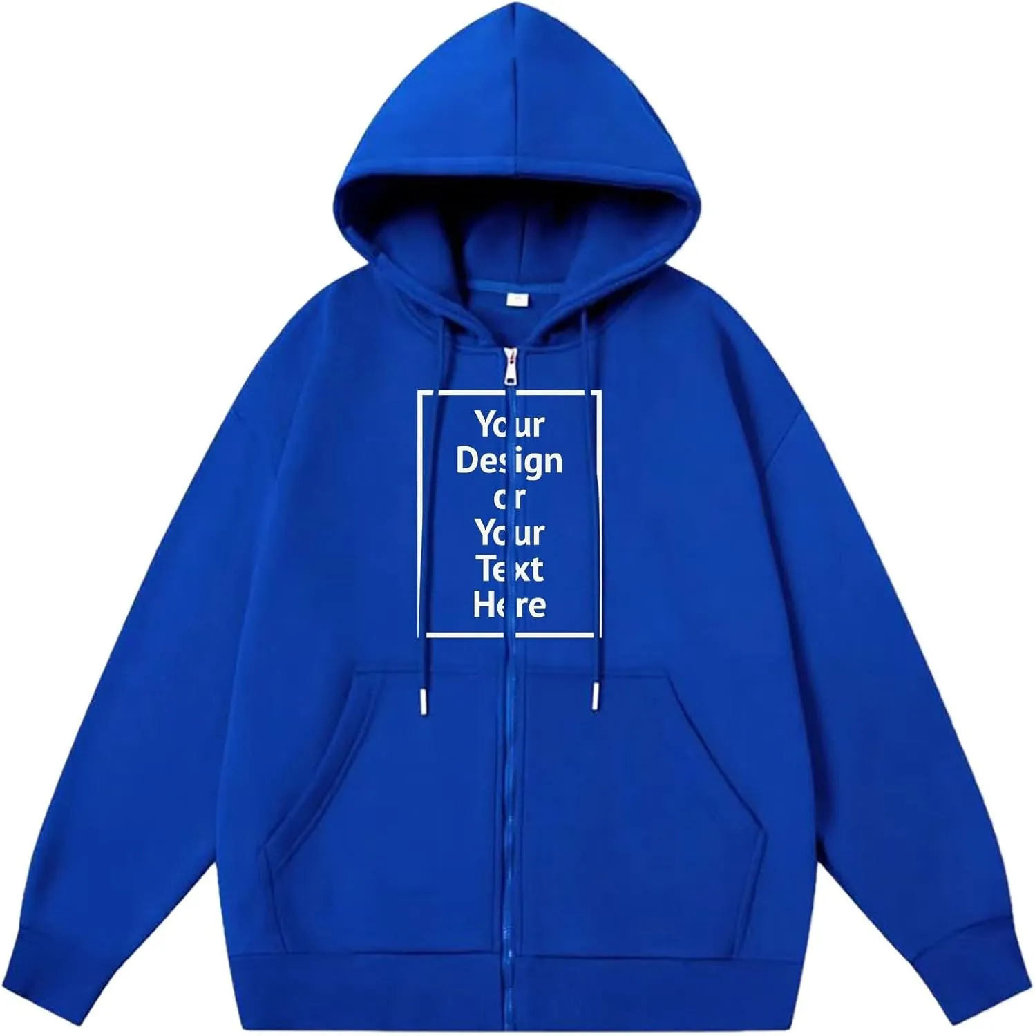 Men'S Hoodie Full Zip Up Sweatshirt With Pockets Oversized And Comfortable Outdoor Jackets For Men,Hooded Sweatshirts
