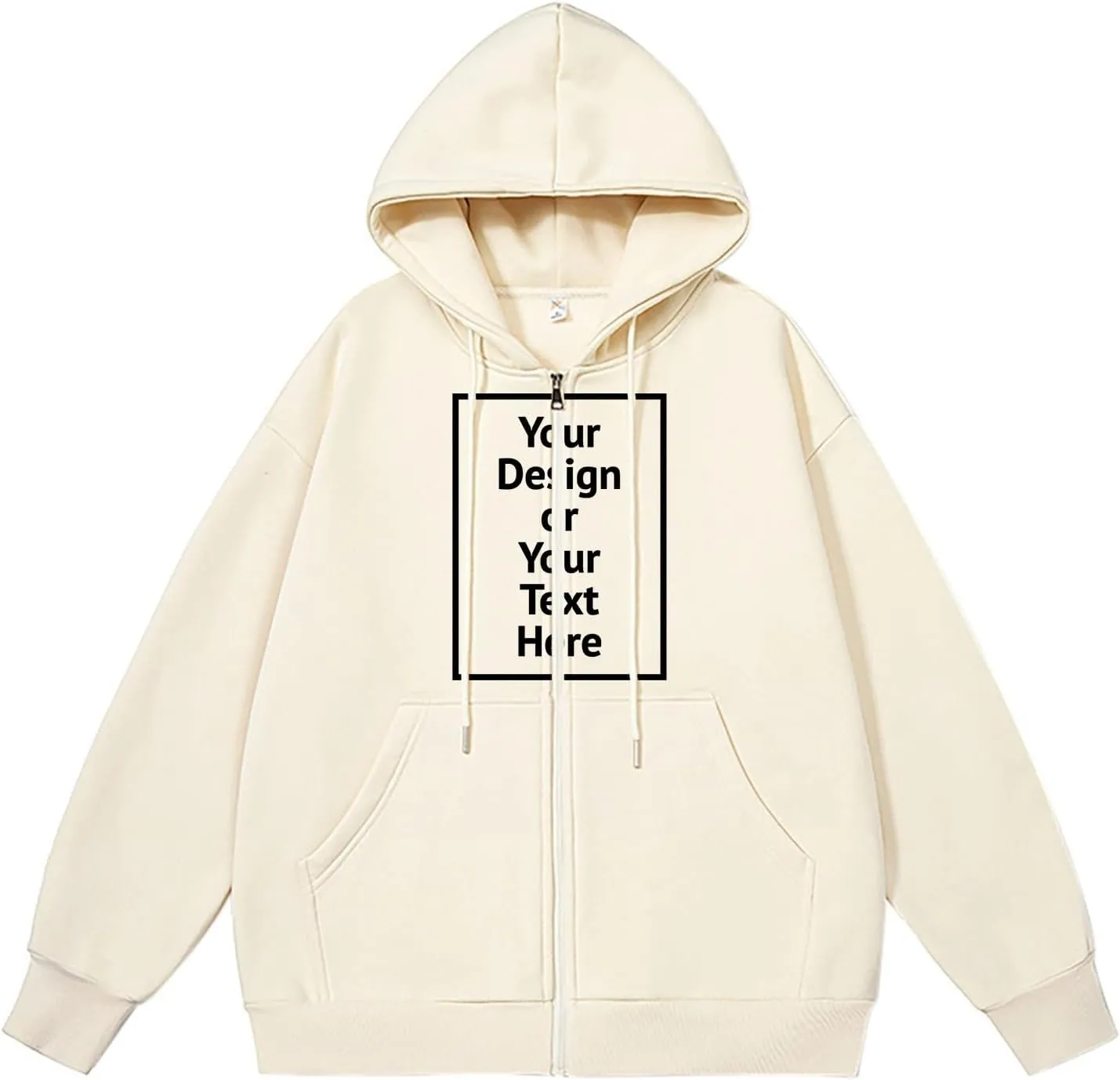 Men'S Hoodie Full Zip Up Sweatshirt With Pockets Oversized And Comfortable Outdoor Jackets For Men,Hooded Sweatshirts