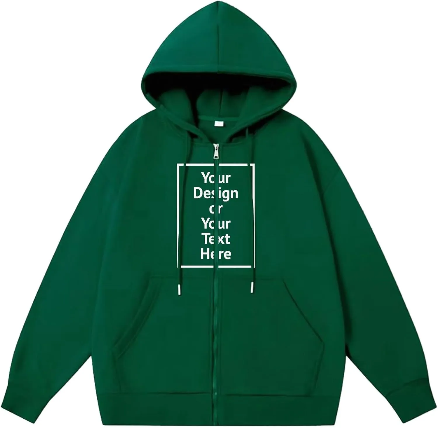 Men'S Hoodie Full Zip Up Sweatshirt With Pockets Oversized And Comfortable Outdoor Jackets For Men,Hooded Sweatshirts