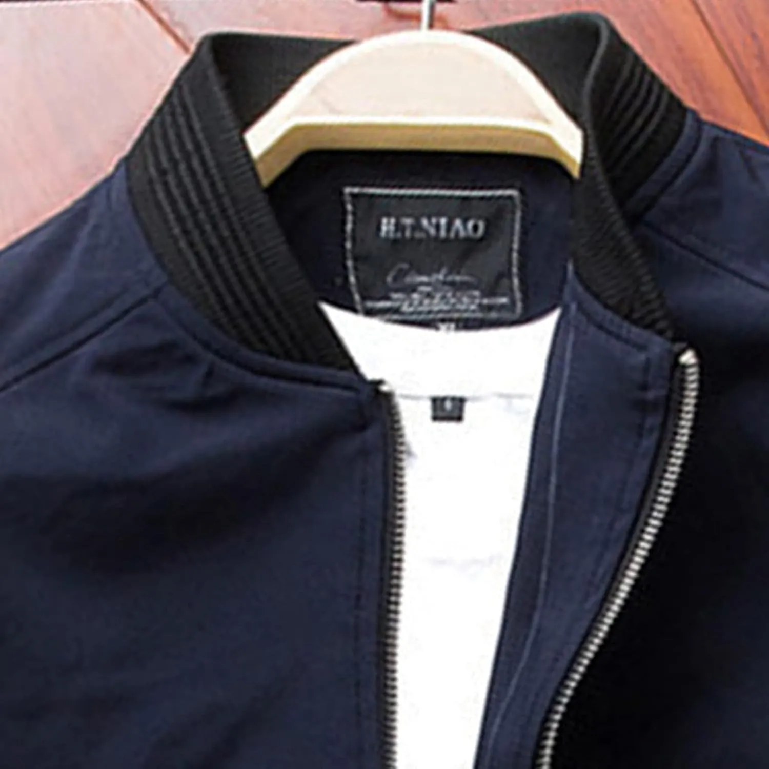 Men's Jacket Slim Fit Lightweight Softshell Flight Bomber Jacket Coat