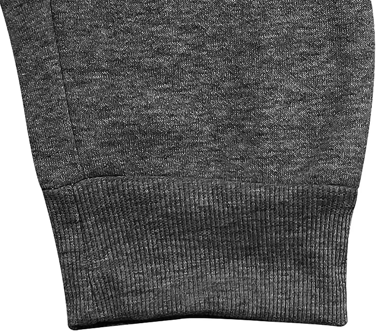 Mens Joggers with Pockets Drawstring Waist Heavyweight Sweatpants Baggy Winter Casual Fleece Lined Cargo Pants