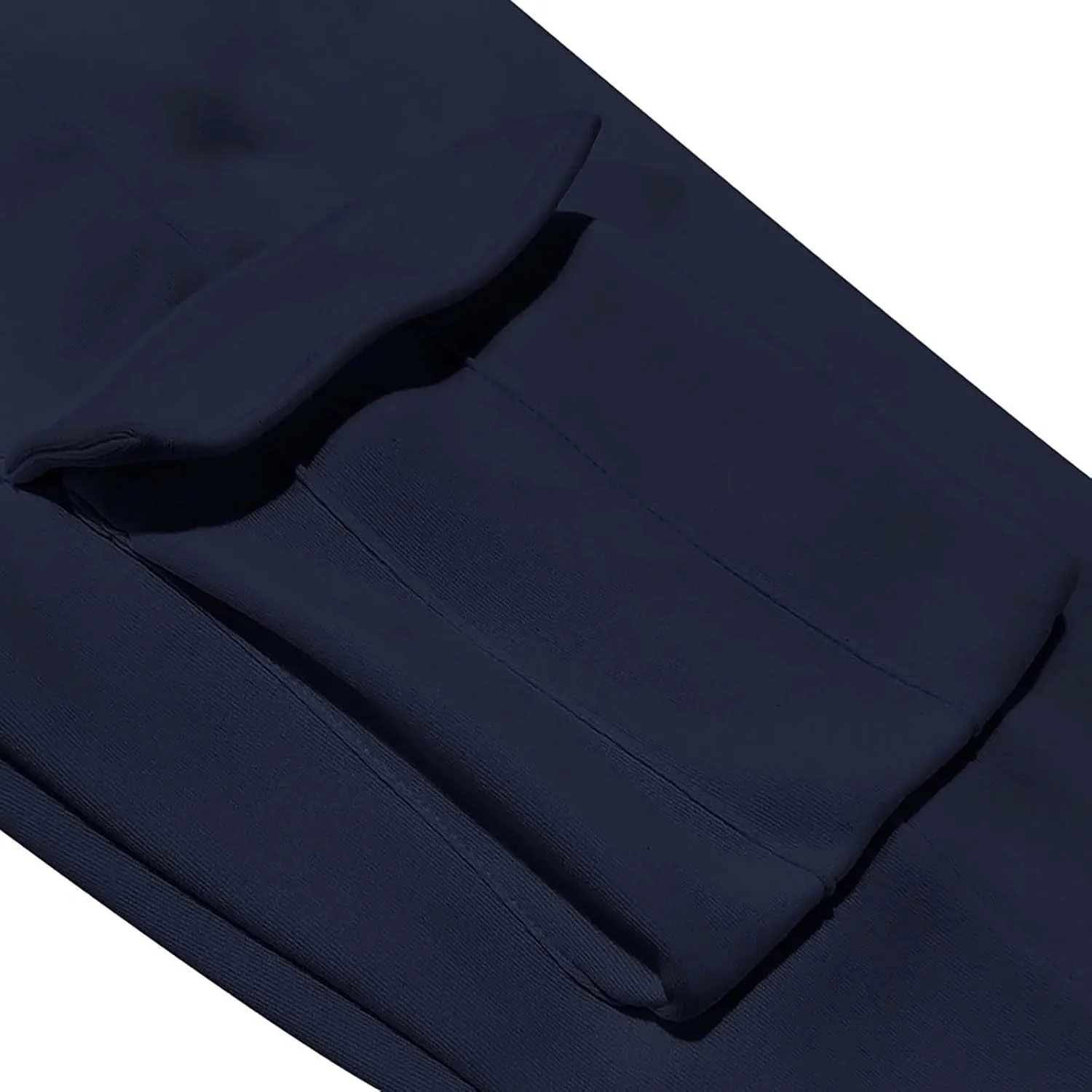 Mens Joggers with Pockets Drawstring Waist Heavyweight Sweatpants Baggy Winter Casual Fleece Lined Cargo Pants