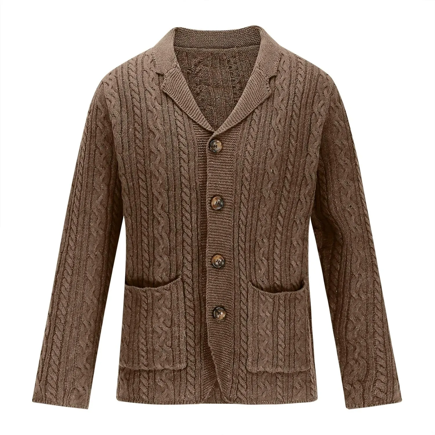Mens Knit Cardigan Sweaters Lightweight Button Down Sweaters Shawl Collar Cardigan Sweater Winter Knit Sweater
