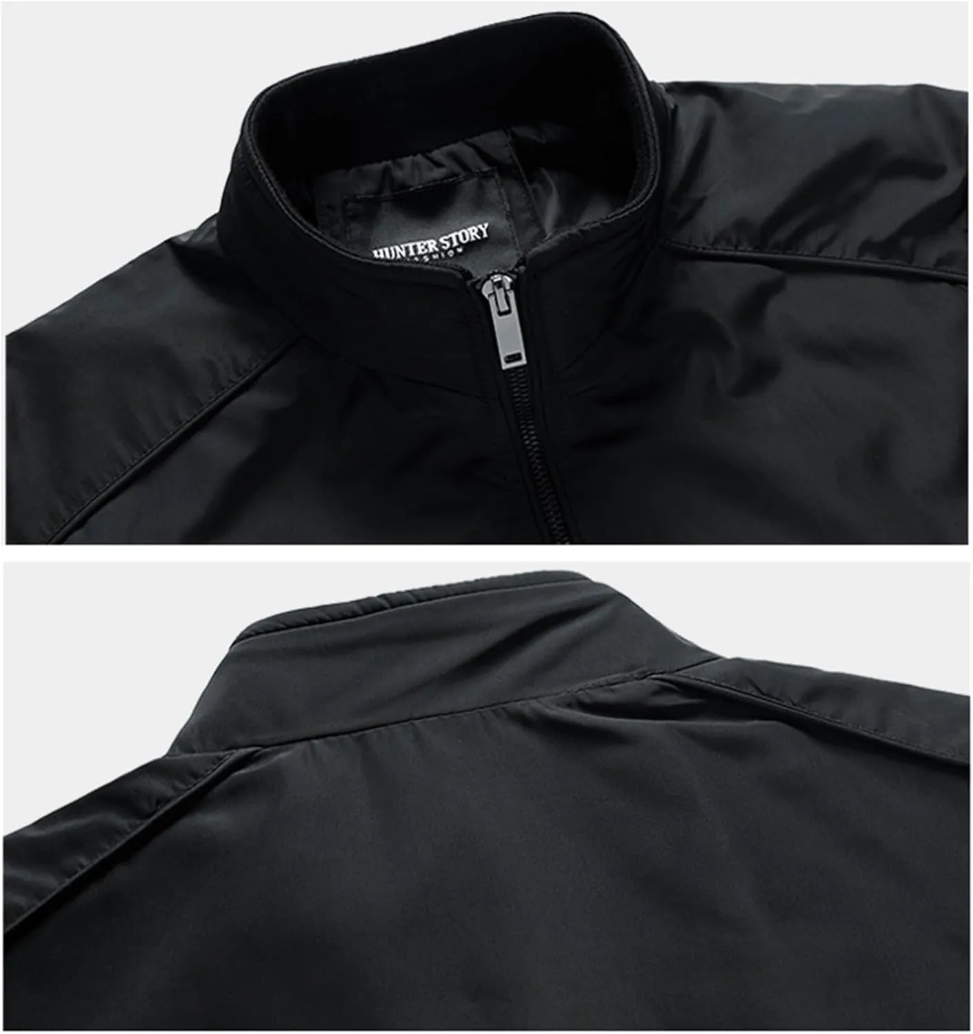 Men's Lightweight Bomber Jacket Casual Softshell Jackets Slim Fit Hiking Windbreaker Fall Spring Outdoor Fashion Coat