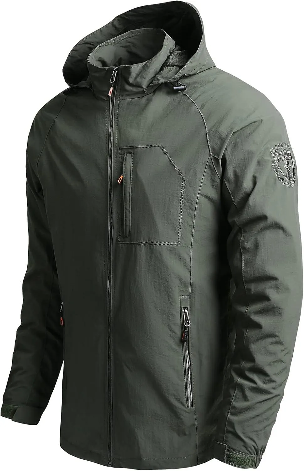 Mens Lightweight Softshell Jacket Fleece Lined Hooded Water Resistant Winter Hiking Windbreaker Hoodies Soild Jackets