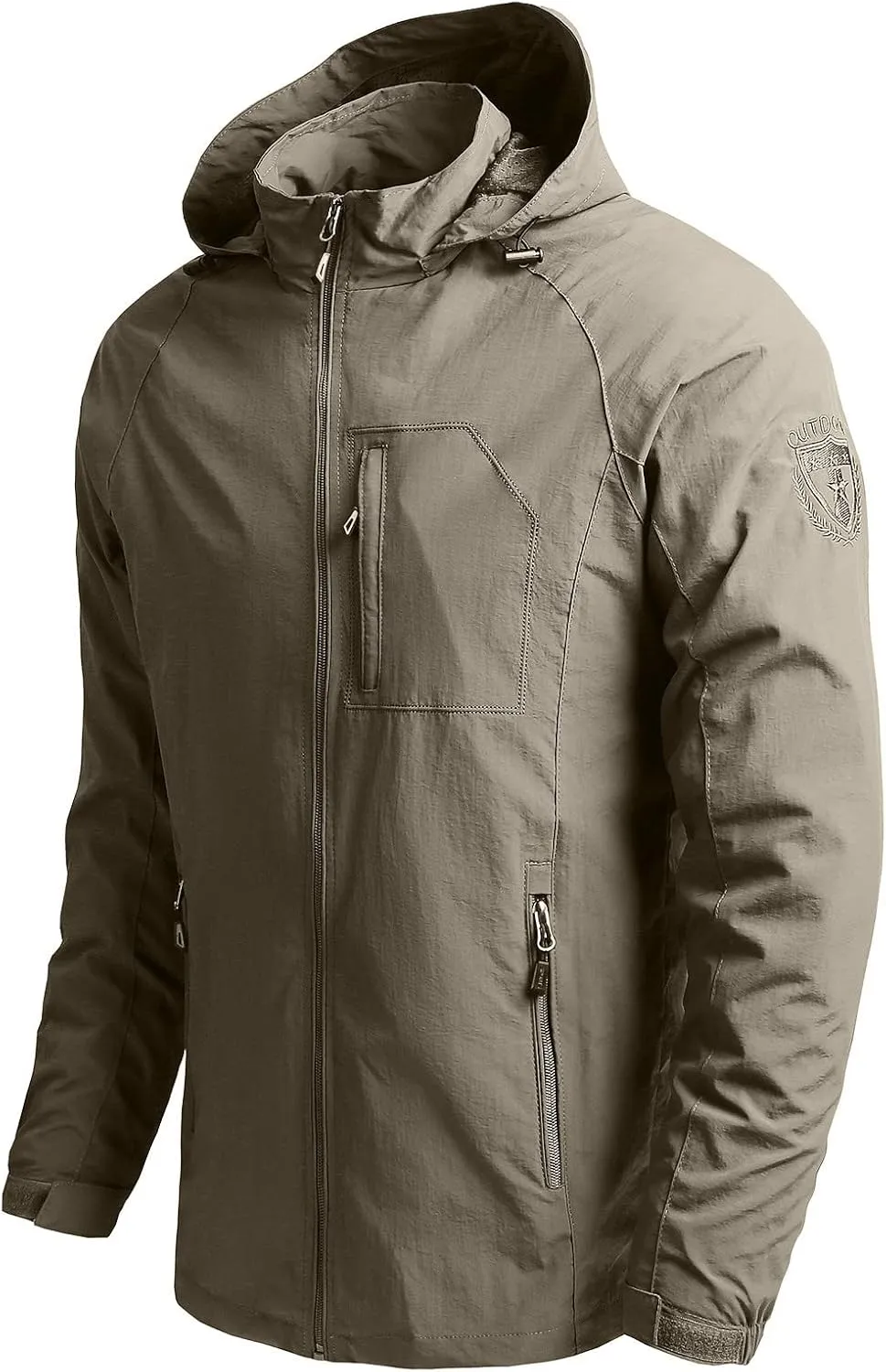 Mens Lightweight Softshell Jacket Fleece Lined Hooded Water Resistant Winter Hiking Windbreaker Hoodies Soild Jackets