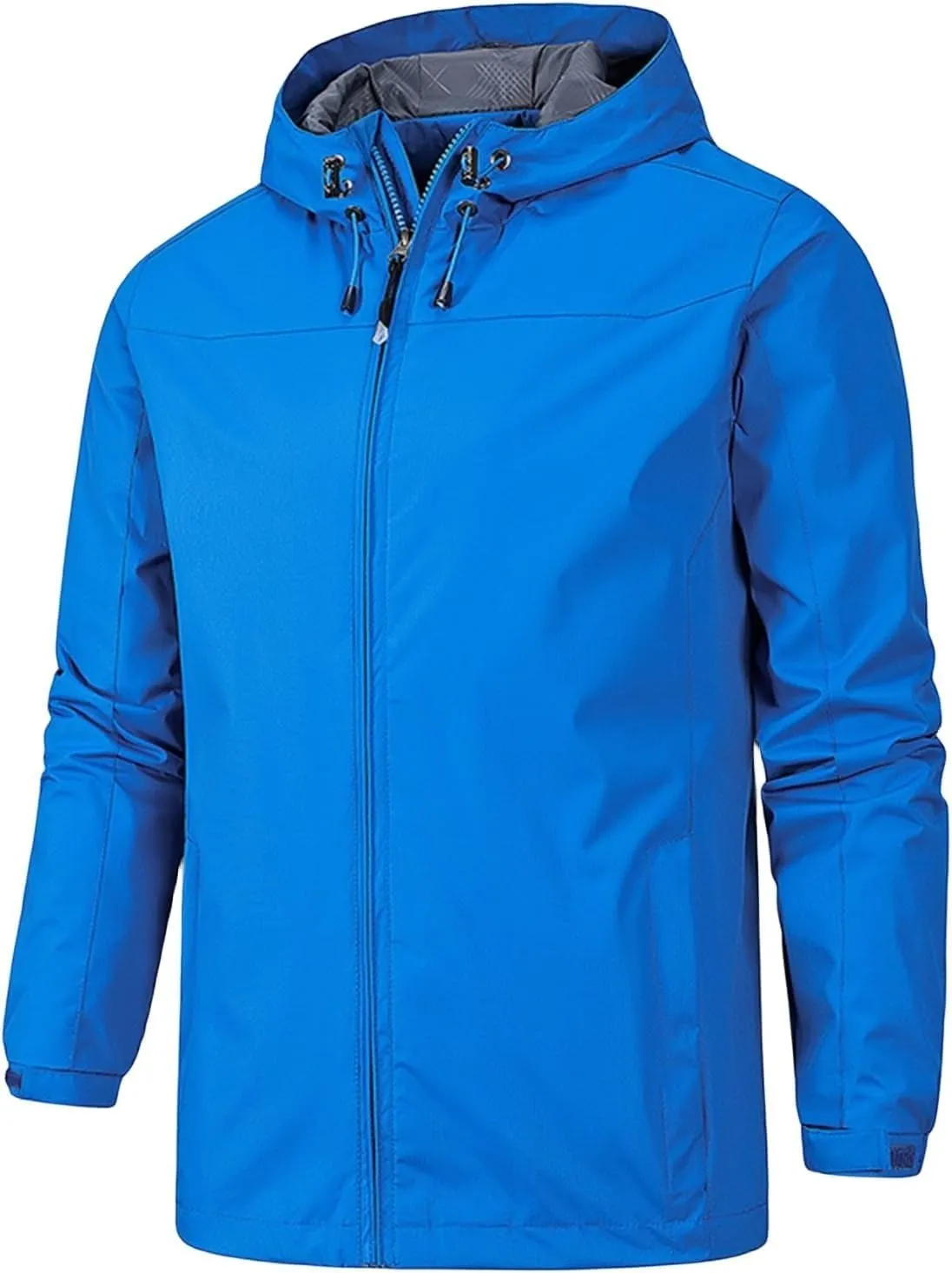 Men's Lightweight Softshell Jacket Fleece Lined Hooded Windbreaker Jackets Water Resistant Winter Hiking Coats