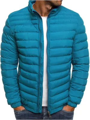 Men's Lightweight Water-Resistant Packable Puffer Jacket Quilted Water Resistant Winter Jacket Coat for Hiking Camping