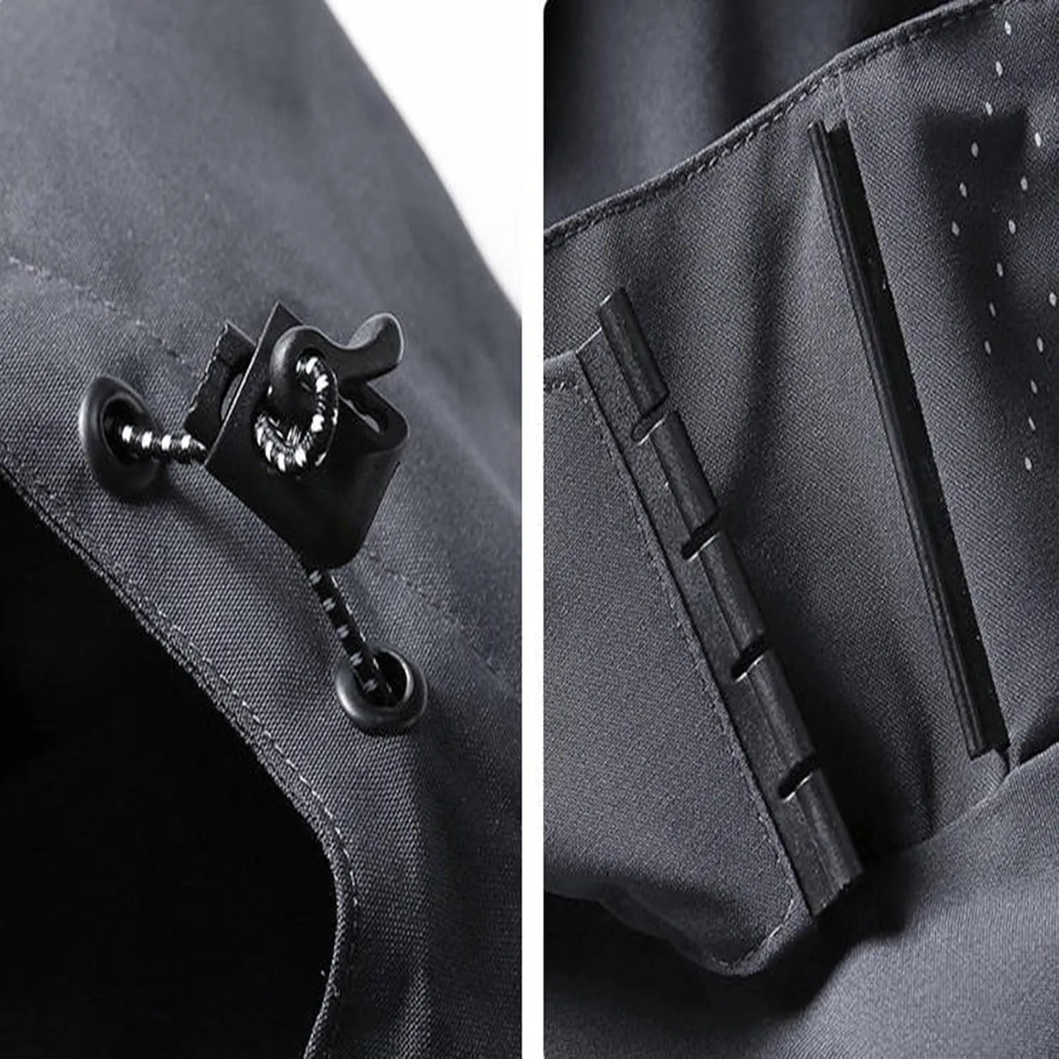 Men's Lightweight Windbreaker Hooded Windproof Water Resistant Rain Jacket Hiking Mountain Sport Jacket Coat Raincoat