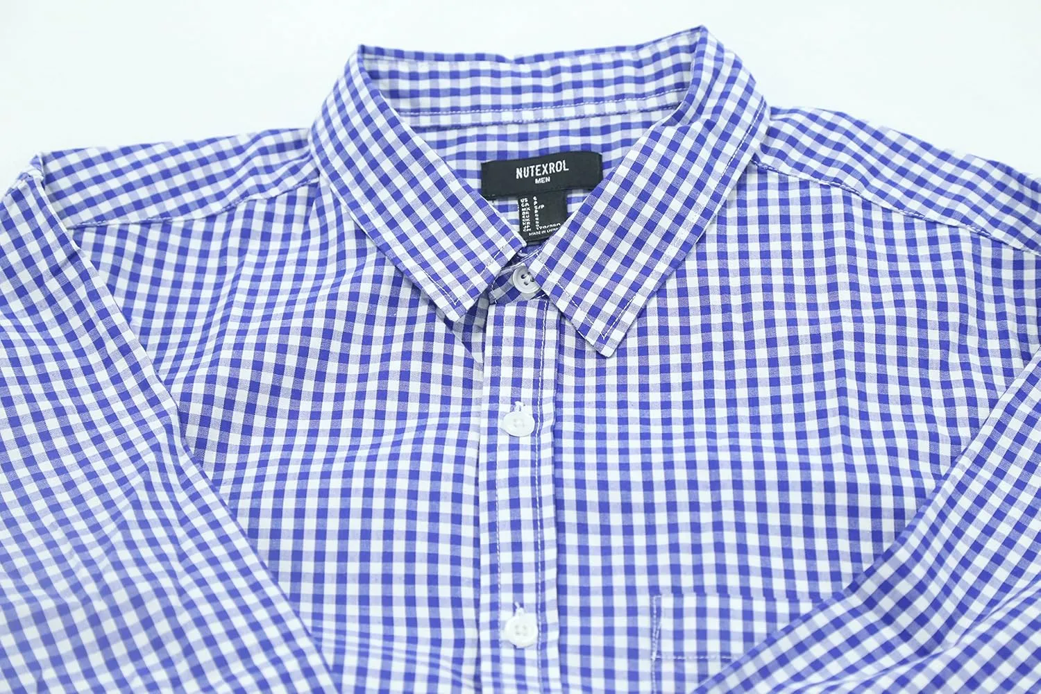 Men's Plaid Casual Slim Fit Long Sleeve Button Down Dress Shirts