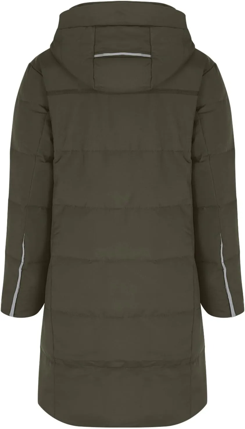 Men's Puffer Jacket Long Hooded Winter Coat Windproof Down Jacket Plus Size Insulated Jacket Warm Parka Jacket