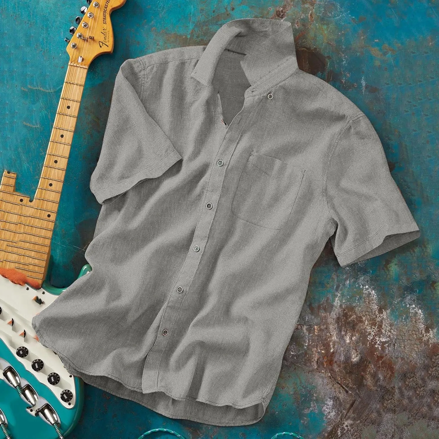 Mens Resort Wear 2025 Casual Lightweight Short Sleeve Cotton Linen Shirts Buttons Down Solid Loose Summer Beach Shirts
