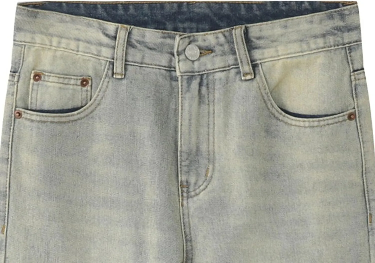 Men's Retro 60s 70s Disco Flared Trousers Comfort Stretch Fit Bell Bottom Denim Jeans