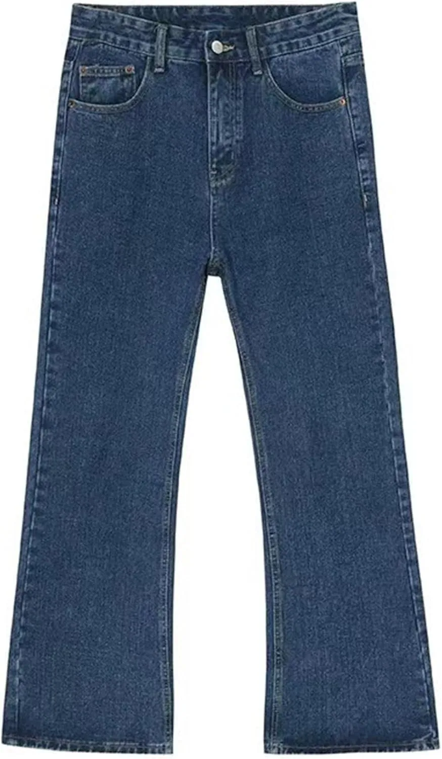Men's Retro 60s 70s Disco Flared Trousers Comfort Stretch Fit Bell Bottom Denim Jeans