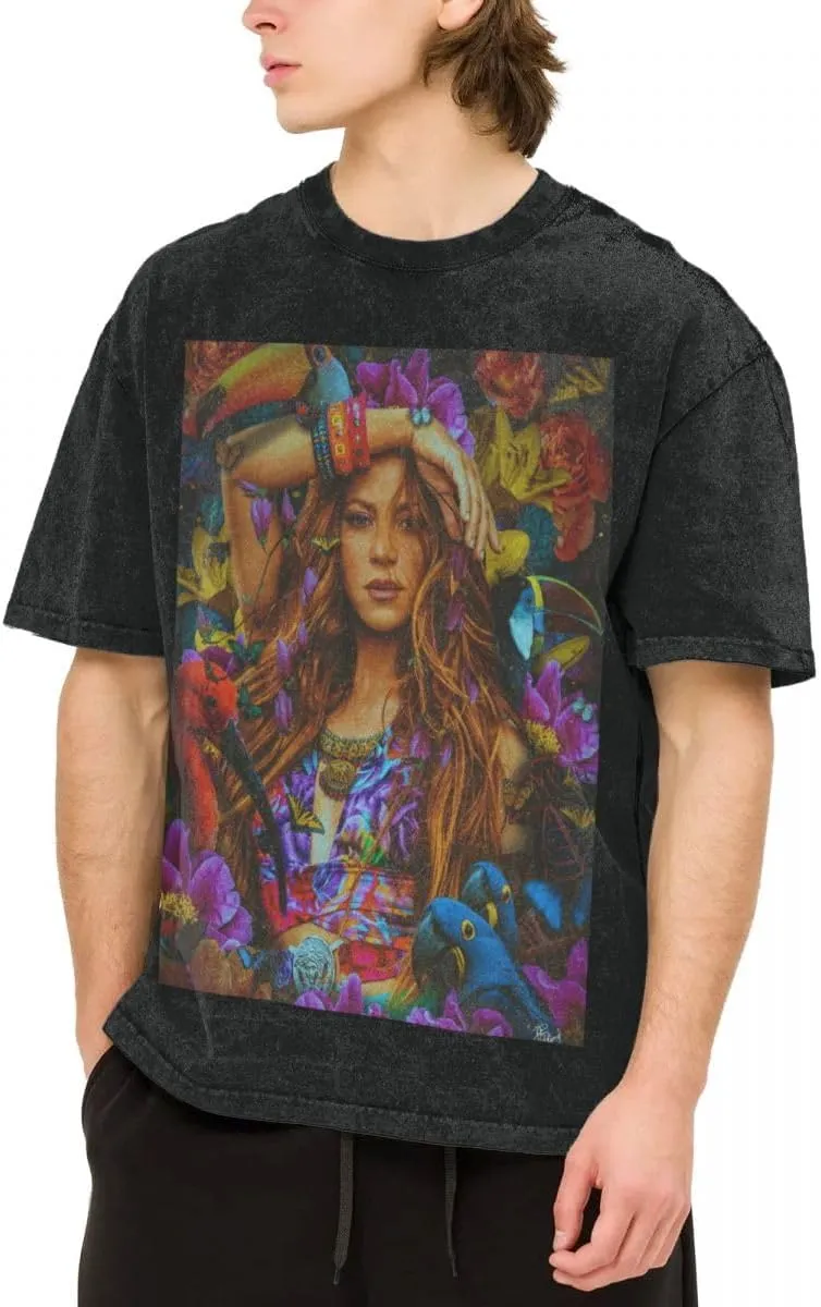 Men's Round Neck T Shirt Cotton Short Sleeved Tees