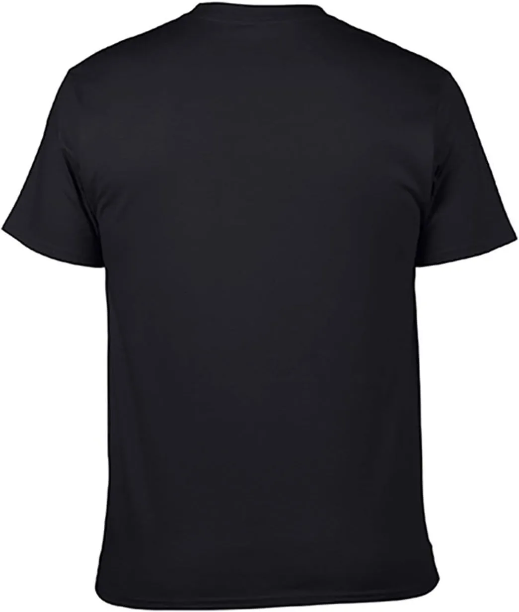 Mens Shirt Short Sleeve Crew Neck Cotton Tees