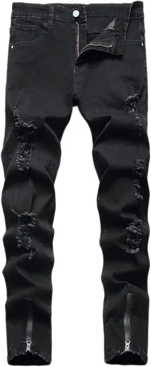 Mens Slim Fit Boot Cut Jeans Jeans Frayed Pants Distressed Rip Trousers Men Jeans Wide Jeans Men Mens