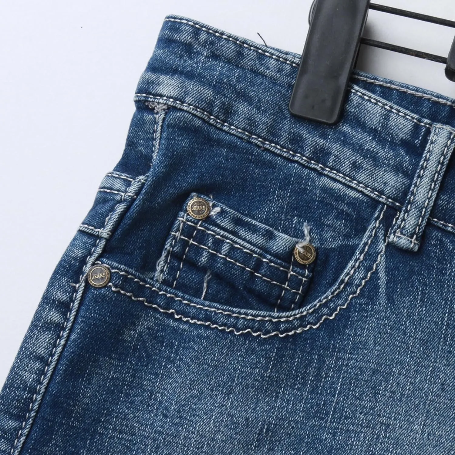 Men's Straight Jeans Relaxed Fit Pants for Men with Stretch Fabric Tapered Black JeansMens Bootcut Jeans