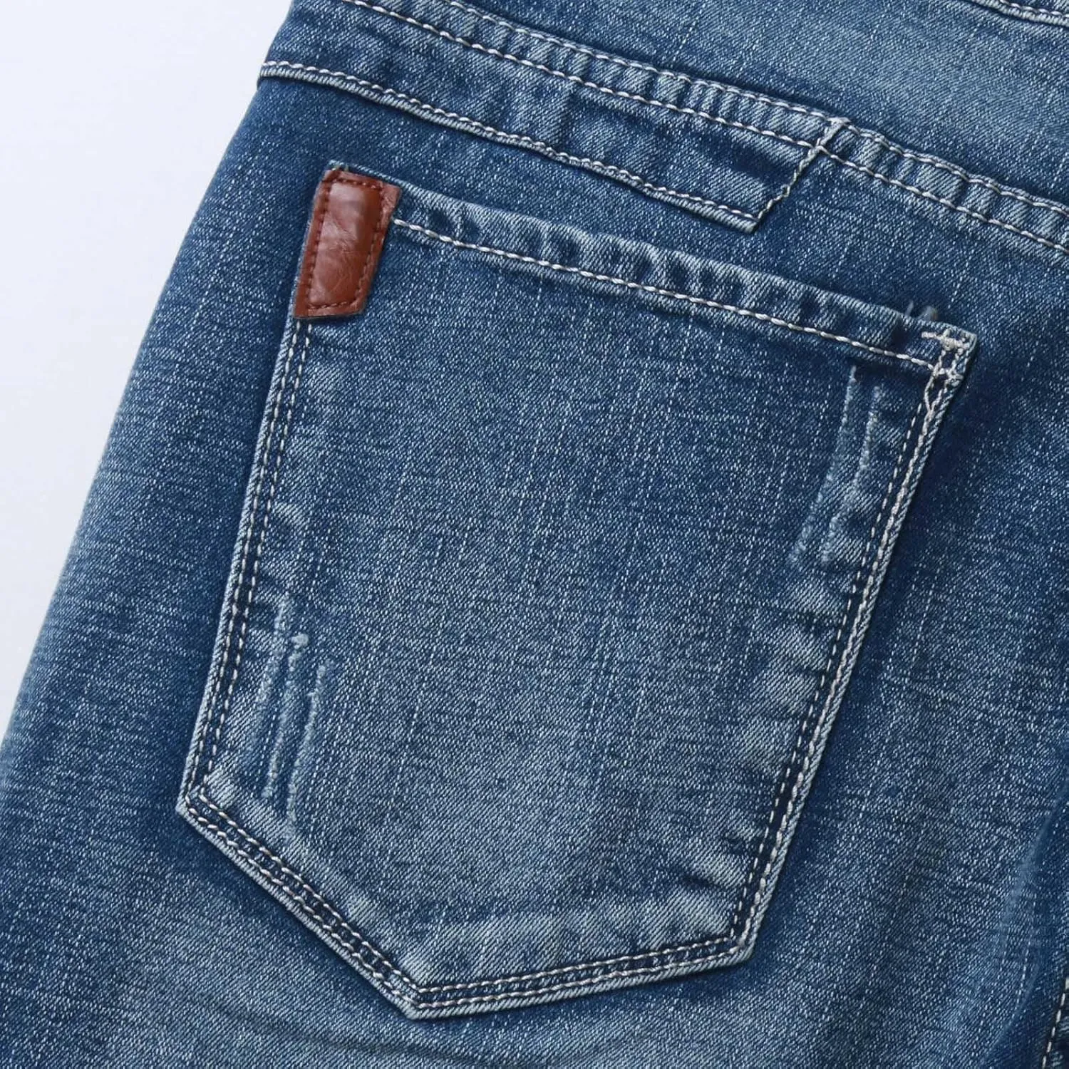 Men's Straight Jeans Relaxed Fit Pants for Men with Stretch Fabric Tapered Black JeansMens Bootcut Jeans