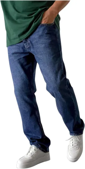 Men's Straight Leg Jeans - 2022 Stretch Fit Comfort Flared Retro Leg Denim Jeans Long Pants Trousers with Pocket