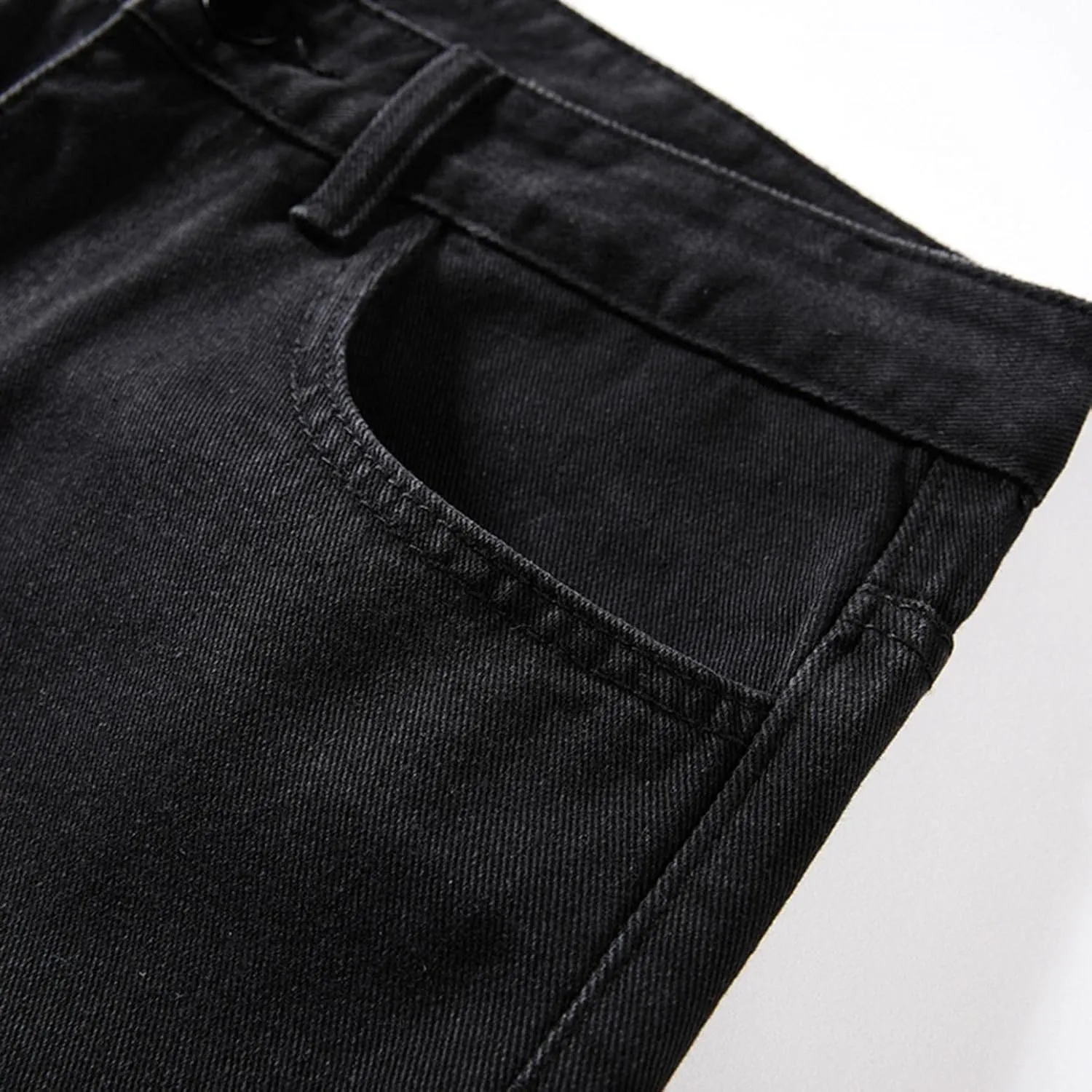Men's Straight Leg Jeans - 2022 Stretch Fit Comfort Flared Retro Leg Denim Jeans Long Pants Trousers with Pocket
