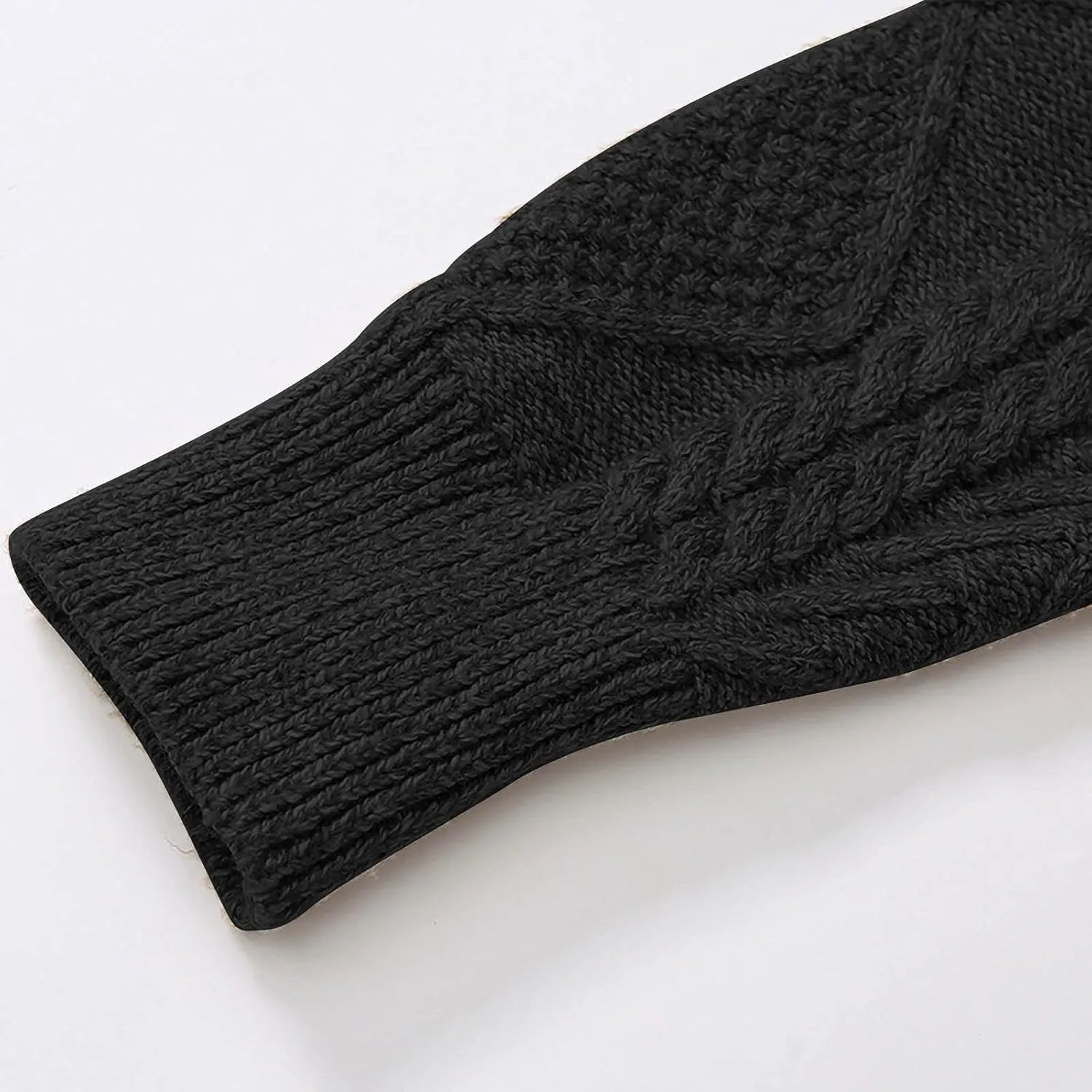 Men's Sweater Plus Size Autumn and Winter Fashion Loose Cardigan Warm Lapel Hooded Jacket Sweater Soft Sweater