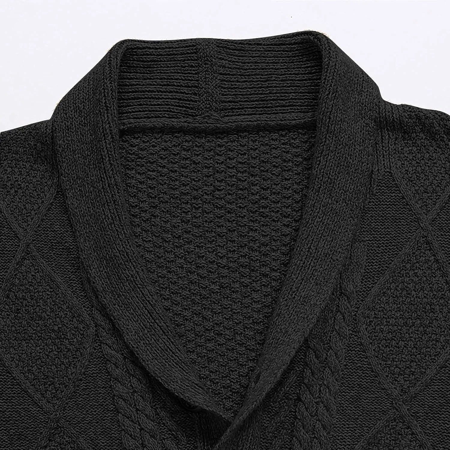 Men's Sweater Plus Size Autumn and Winter Fashion Loose Cardigan Warm Lapel Hooded Jacket Sweater Soft Sweater