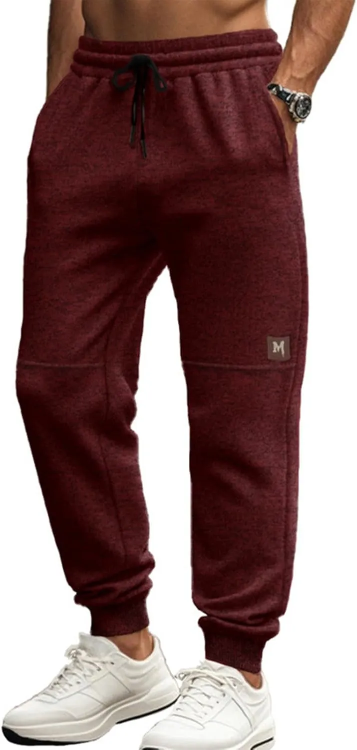 Men's Sweatpants Baggy Athletic Workout Jogger with Pocket Drawstring Sports Fitness Pants Outdoor Hiking Pants