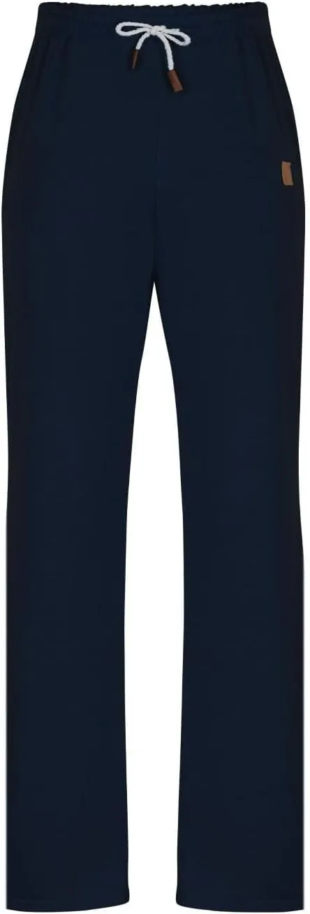 Mens Sweatpants Joggers Fleece Sweatpants Men Comfy Work Pants Straight Leg Elastic Waist Pants Drawstring Sweatpants