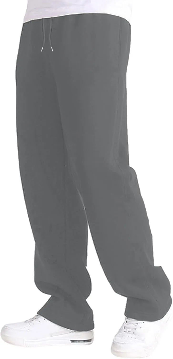 Mens Sweatpants Joggers, Joggers for Men, Men's Fleece Athletic Sweatpants for Men Loose Fit Active Sweatpants with Pockets