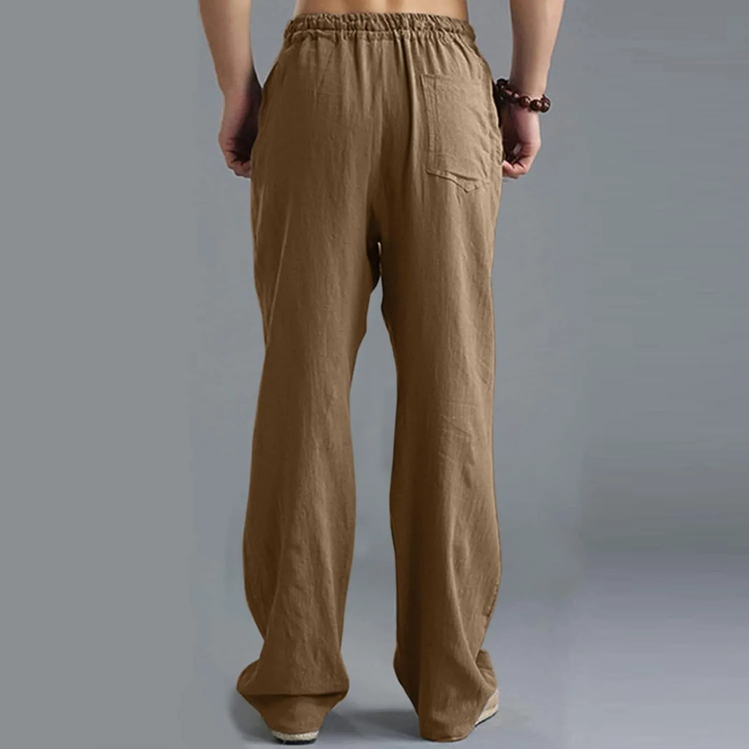 Mens Sweatpants with Pockets Big and Tall Gym Stretch Jogger Pants Mens Cargo Sweatpants Heavyweight Fleece Trousers