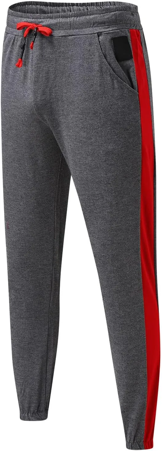 Mens Sweatpants with Pockets Big and Tall Men's Cargo Sweatpants Men Sweatpants Men's Basic Active Fleece Jogger Pants