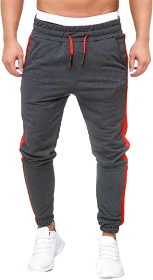 Mens Sweatpants with Pockets Big and Tall Men's Cargo Sweatpants Men Sweatpants Men's Basic Active Fleece Jogger Pants