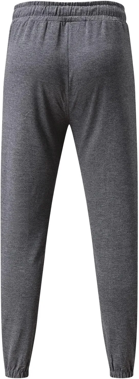 Mens Sweatpants with Pockets Big and Tall Men's Cargo Sweatpants Men Sweatpants Men's Basic Active Fleece Jogger Pants