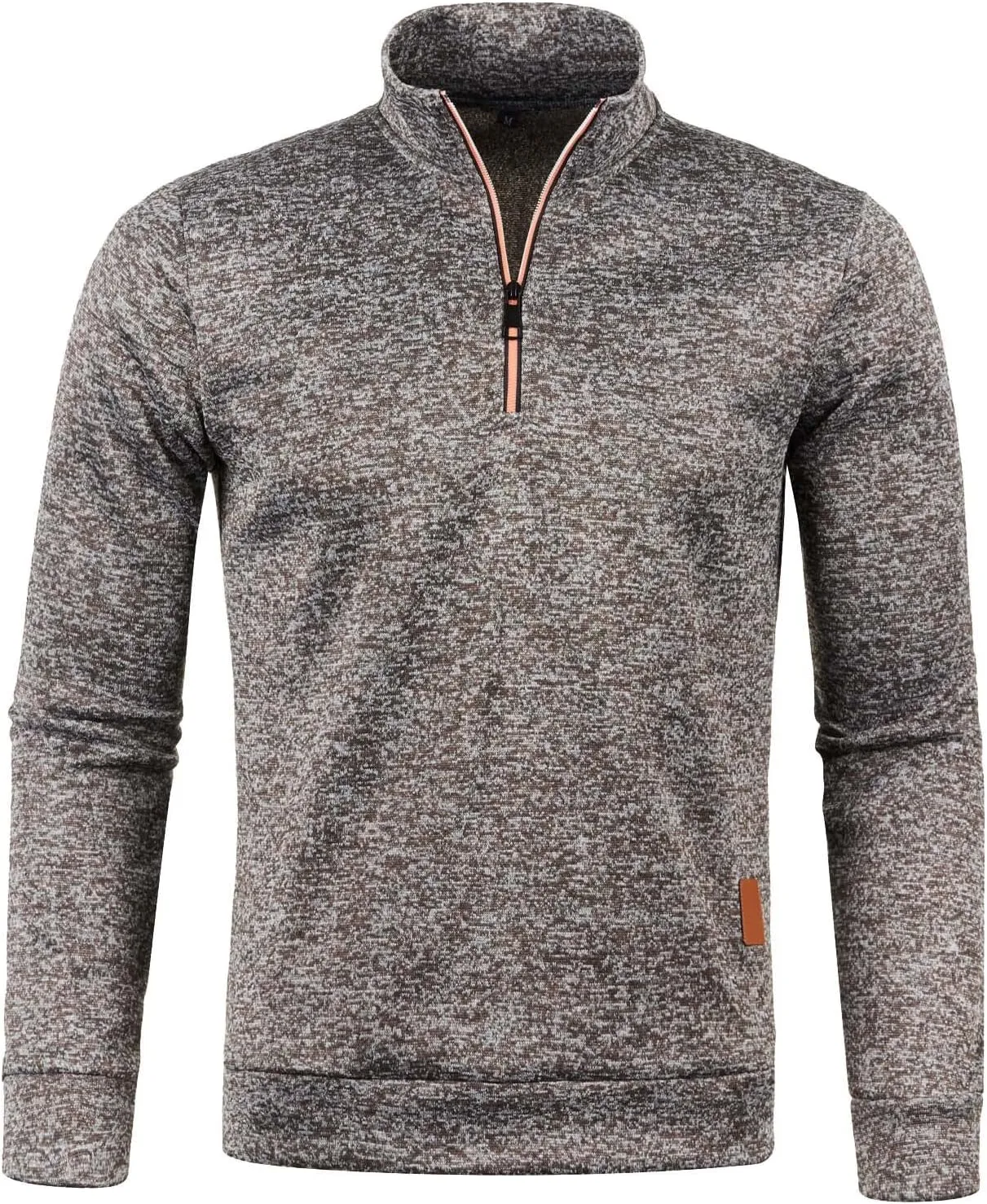 Mens Sweatshirts Mock Neck Full Zip Sweatshirts Athletic Jogging Sweatshirts Winter Jackets Coat Sweater Hoodie Pullover