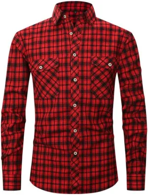 Men's Vertical Striped Shirts Long Sleeve Button Down Shirts Spread Collar Dress Shirts Casual Fall Shirt Jacket