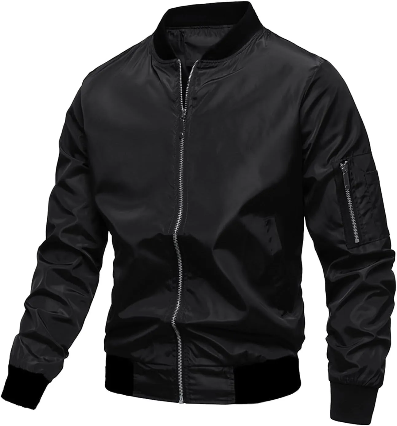 Men's Waterproof Rain Jacket Outdoor LightweightOutdoor Jacket with Pockets Rain Shell Coat for Hiking Golf Travel