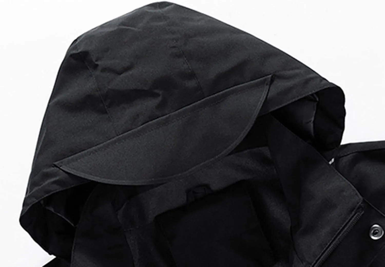 Men's Windbreaker Jacket Lightweight Water-Resistant Hooded Jackets Men Running Cycling Hiking Outdoor Raincoat
