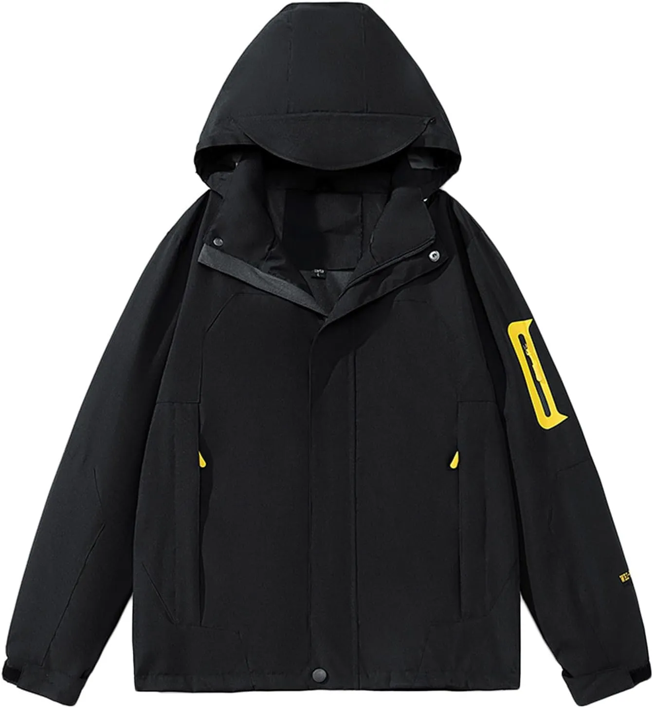 Men's Windbreaker Jacket Lightweight Water-Resistant Hooded Jackets Men Running Cycling Hiking Outdoor Raincoat