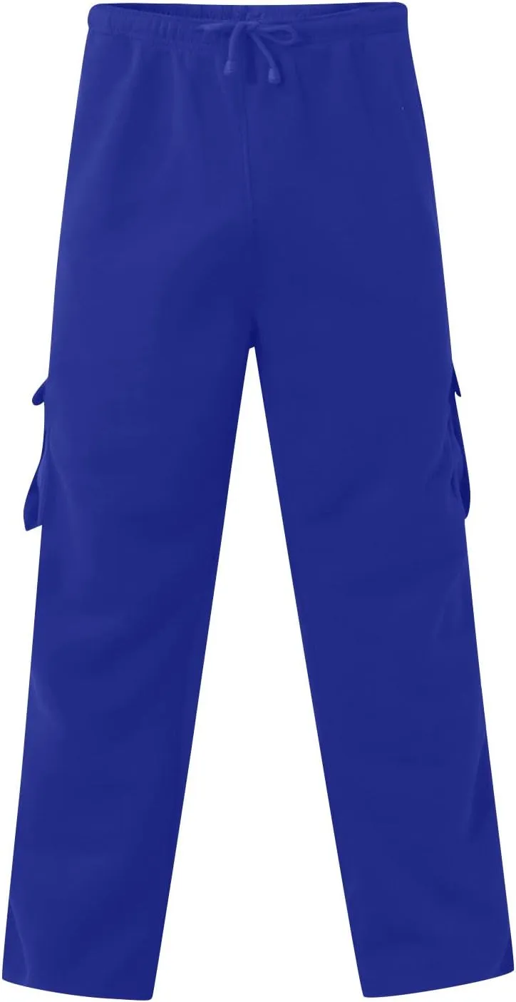 Men's Work Pants Elastic Bottom Sweatpants with Pockets, Relaxed Fit, Moisture Wicking, Breathable Pants, S-5XL
