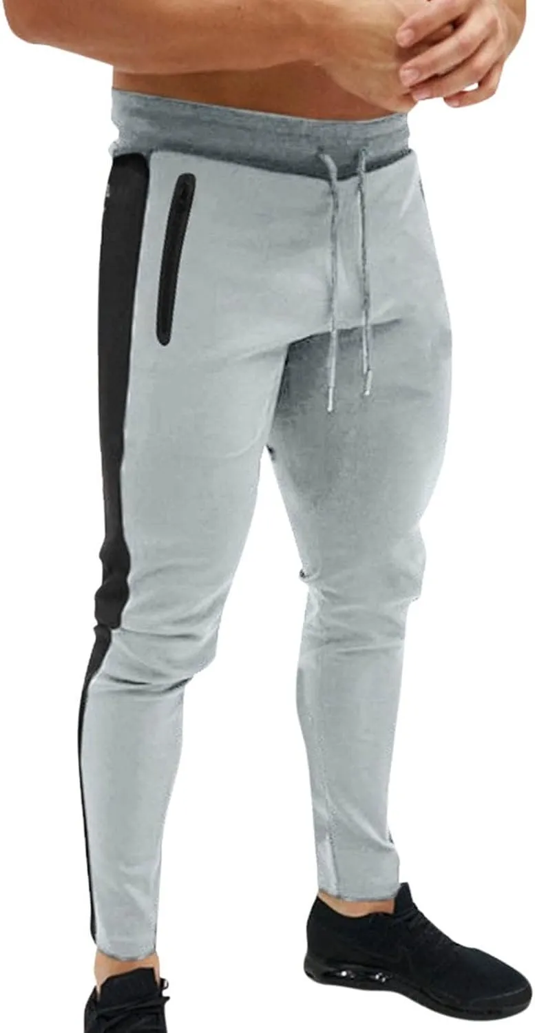 Mens Workout Cargo Sweatpants Pants Drawstring Waist Workout Outdoor Jogger Sweatpants Men Joggers Chino Cargo Pants