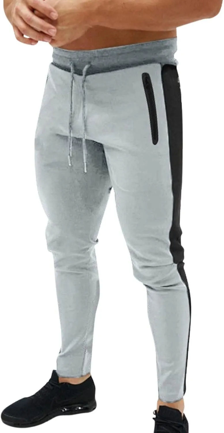 Mens Workout Cargo Sweatpants Pants Drawstring Waist Workout Outdoor Jogger Sweatpants Men Joggers Chino Cargo Pants